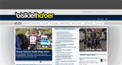 Desktop Screenshot of bisiklethaber.com